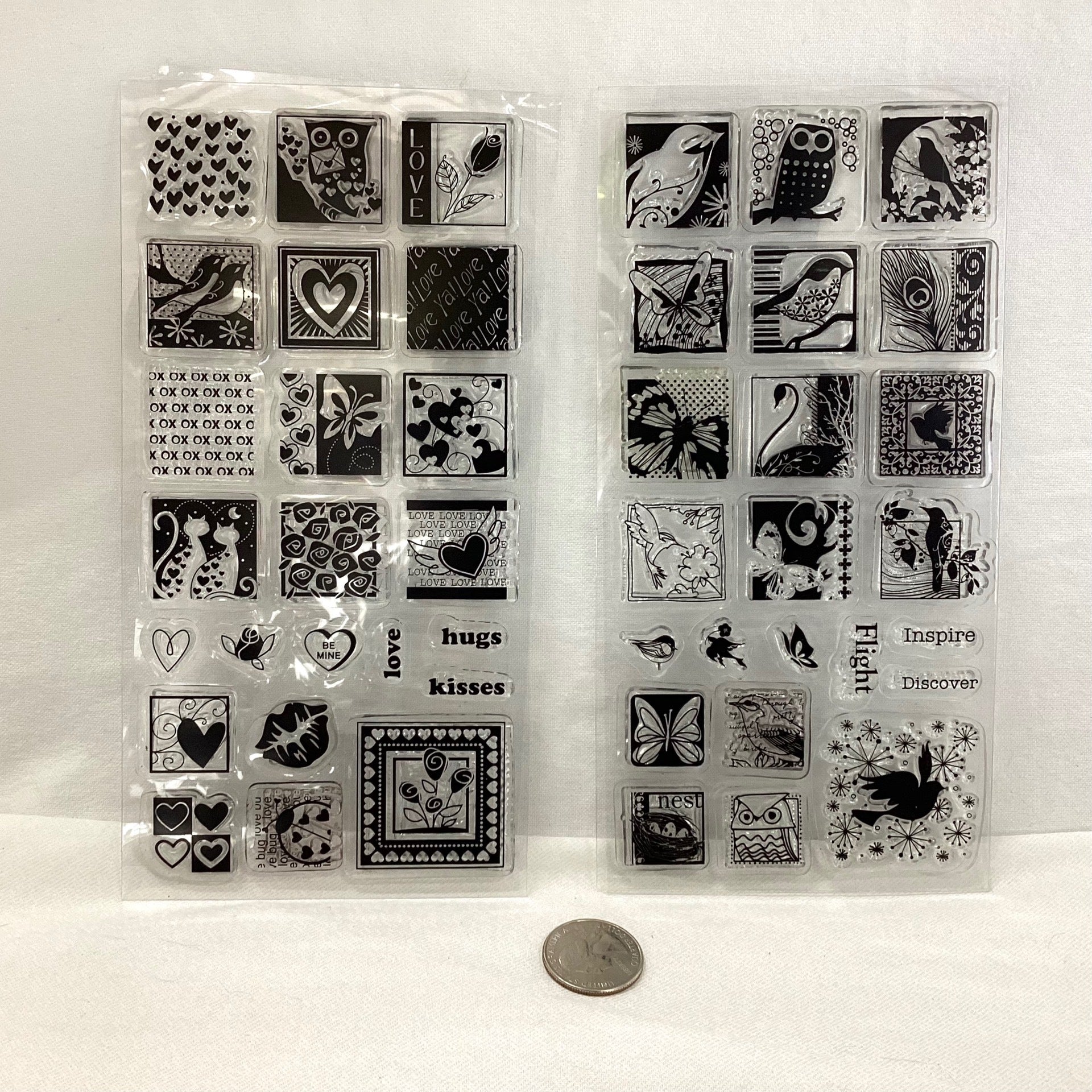 Scrapbook Clear Stamps Two Sets Austin Creative Reuse Online Store